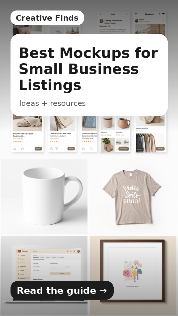 Best Mockups for Small Business Listings