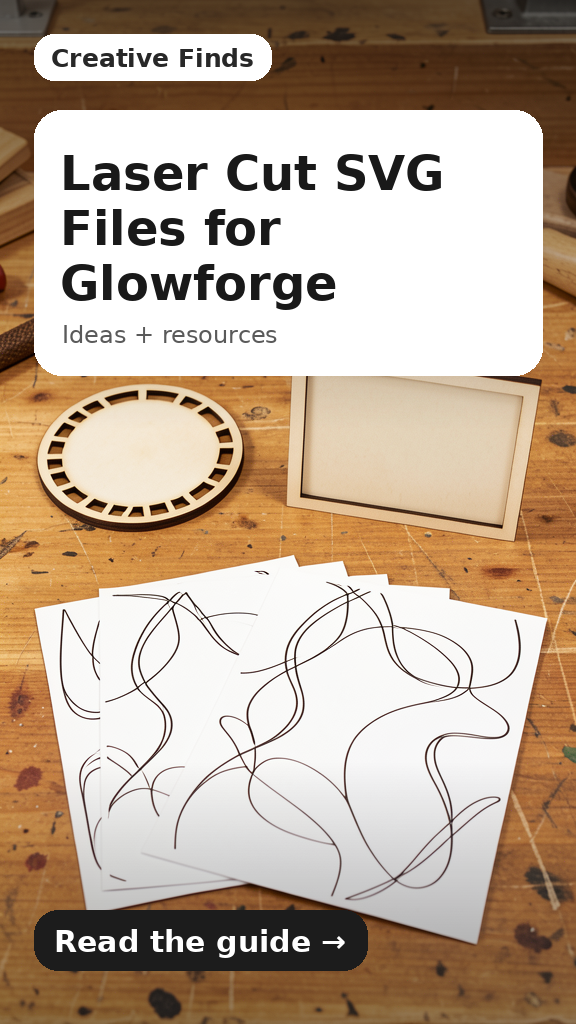 Laser Cut SVG Files for Glowforge