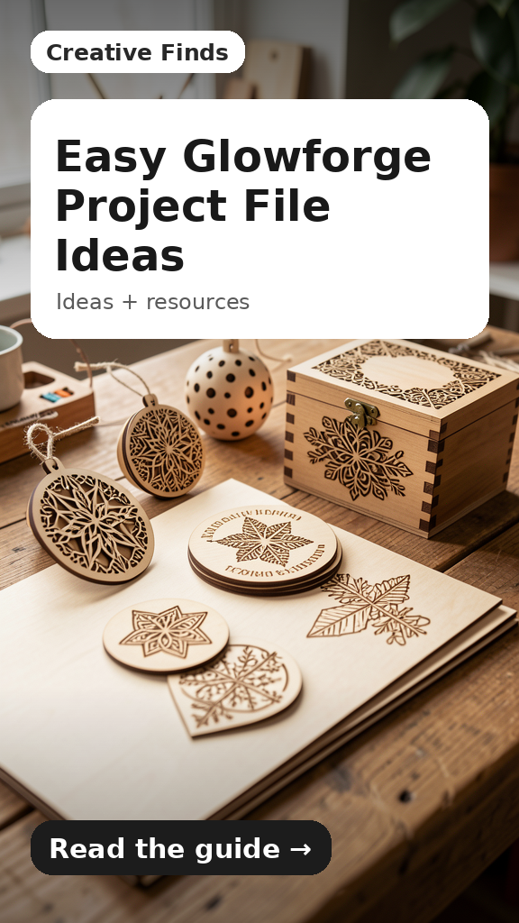 Easy Glowforge Project File Ideas